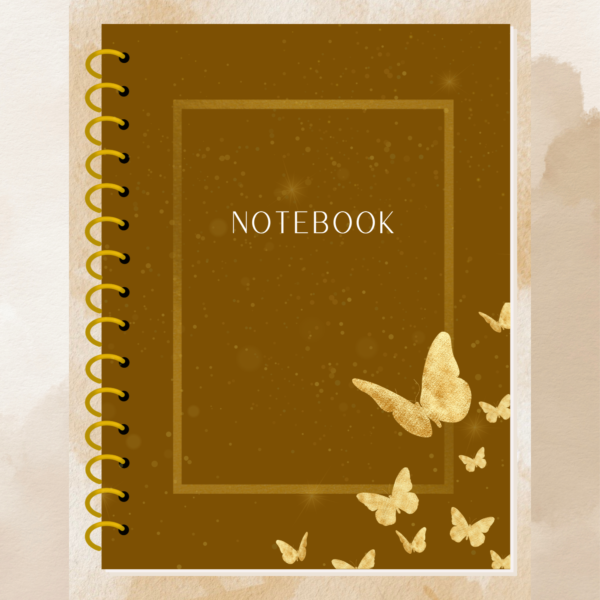 Gold Glitter Digital Notebook - Image 5