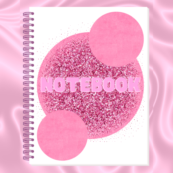 Pink Glitter Digital Notebook - Image 5