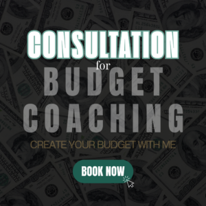 CONSULTATION for Budget Coaching: Create Your Budget With Me